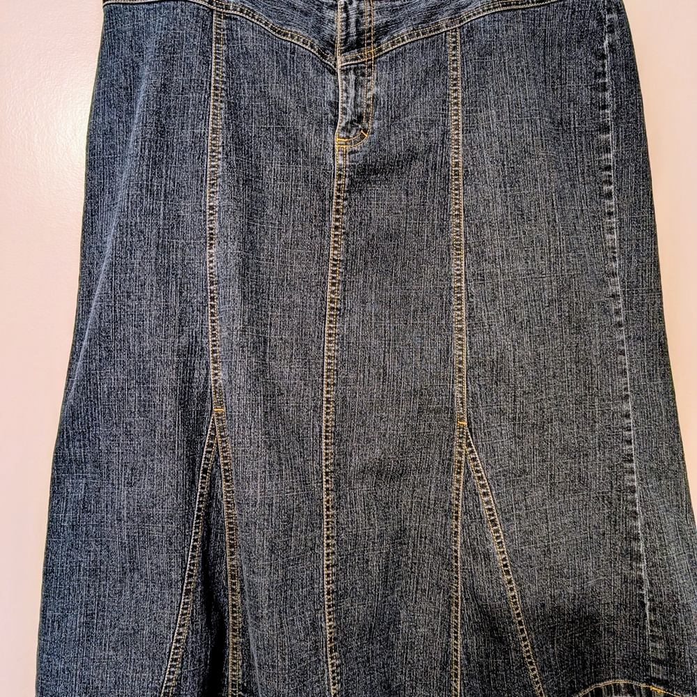 Denim A-Line Skirt